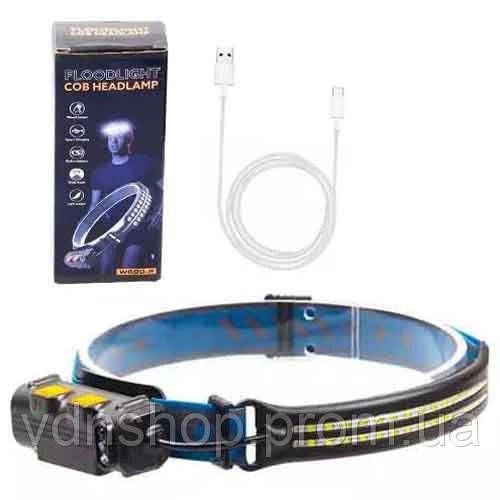 Ліхтар на голову з розсіяним світлом BL-W691-2COB, Налобний ліхтар з акумулятором BO-17 | Зображення 7