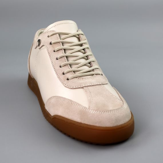 Кросівки жіночі шкіряні 591359 Молочні 36 37 38 39 40 41 | Зображення 1