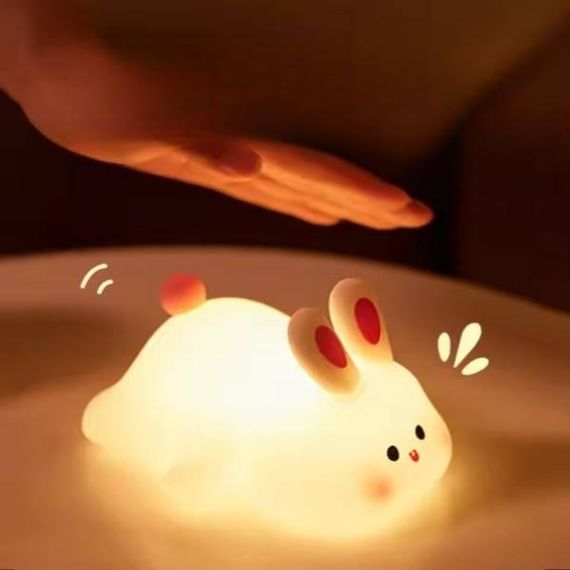 Нічник Зайчик акумуляторний 14,3 х 10,9 х 8,7 см Білий