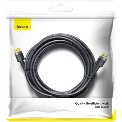 Кабель мультимедийный HDMI M to HDMI M 1.0m V2.0 Baseus (CADKLF-E01) | Зображення 1