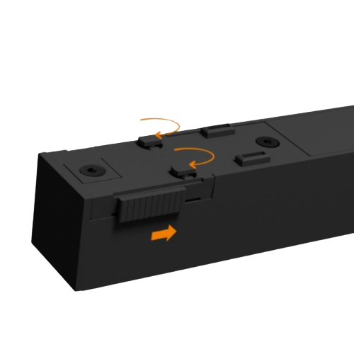 LED Світильник магнітний трековий 21W 4000К 48V чорний VL-TRMS-LD460B Videx | Зображення 3
