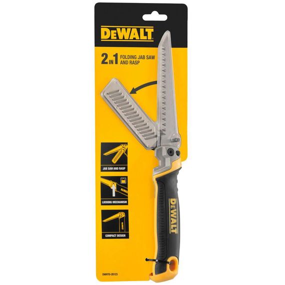 Мініножовка-рашпіль по гіпсокартону, складна DeWALT DWHT0-20123 | Зображення 3