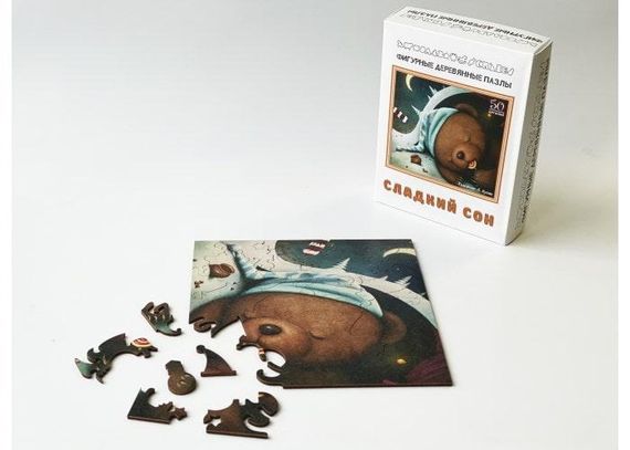 Пазл Сладкий сон (деревянный, 50 элементов) | Зображення 2