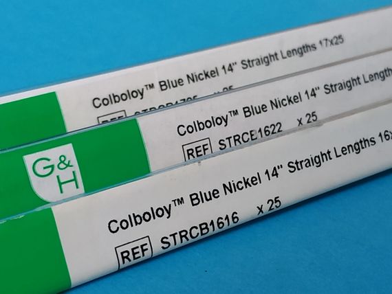 Colboloy Blue - Nickel Cobalt Straight 017х025, 5 шт