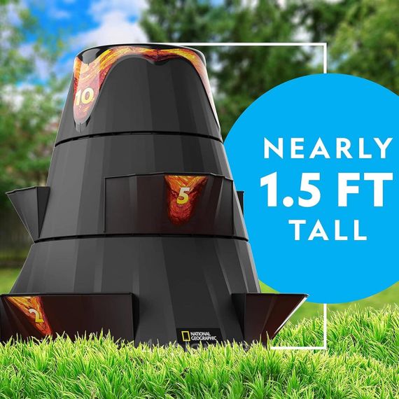 Розвиваючий набір для гри в корнхол Вулкан National Geographic Volcano Bean Bag Toss Backyard Game Set | Зображення 4