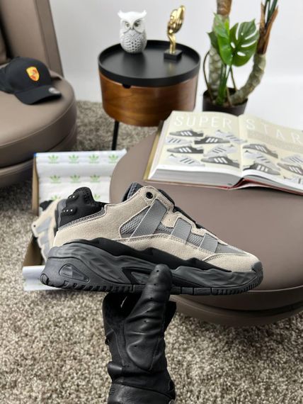 Чоловічі кросівки A-dida-s Niteball M Grey Dark , В'єтнам 46 29.5 см | Зображення 4