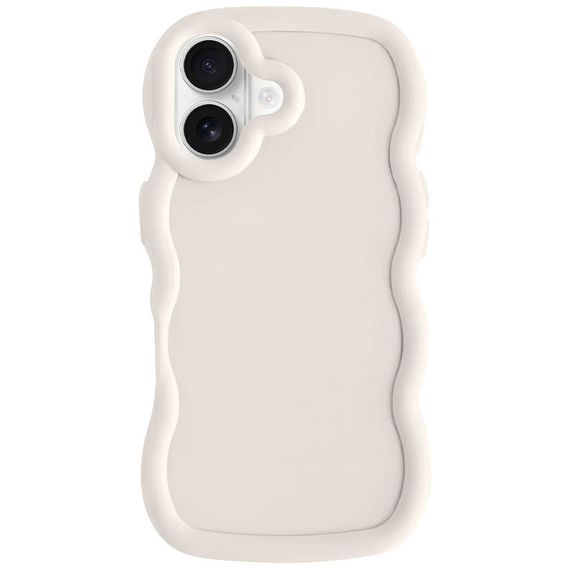 Чехол TPU Ripple для Apple iPhone 16 Plus (6.7") Antique White