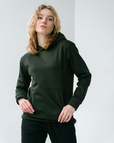Унісекс костюм утеплений комбінований колір хакі із чорним р.2XL 441825 | Зображення 6