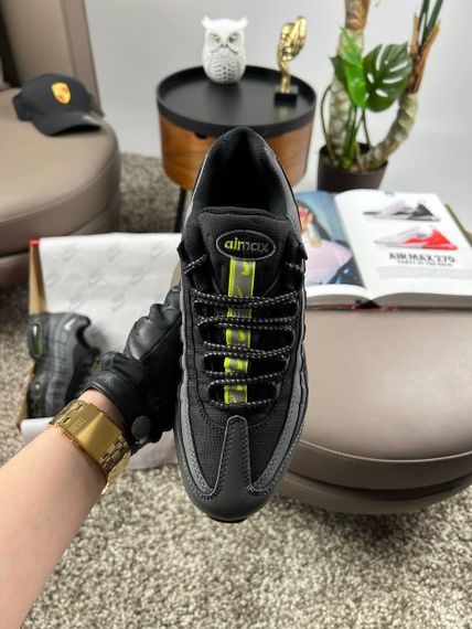 Чоловічі кросівки Air Max 95 Dark Grey Black весна / літо / осінь A3861 45 28,5 | Зображення 4