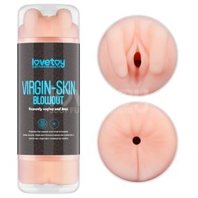 Мастурбатор Lovetoy Virgin-Skin Blowout Heavenly Vagina and Anus, тілесний Sex Aura