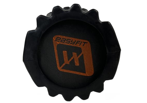 Масажний  ролик EasyFit Solid Roller v.1.1s 33 см чорний (EF-2050-Bk) | Зображення 3
