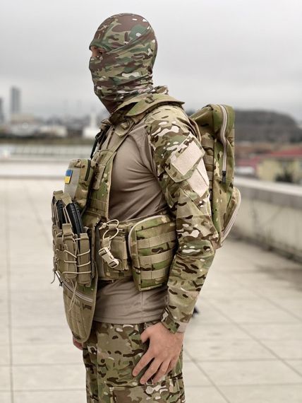Плитоноска під плити  (27х35 , 25х30 ) високої якості +11 підсумків та рюкзаком мультикам | Зображення 3