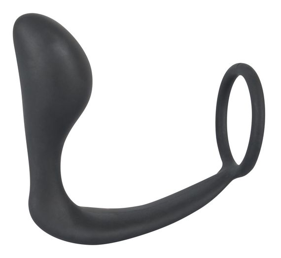 Ерекційне кільце з анальною пробкою - Black Velvets Ring & Plug | Зображення 3