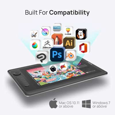 Графический планшет Parblo Coast 12 Pro Gen2 (COAST12PROG2) | Зображення 9