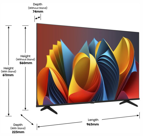 LED-телевизор Hisense 43E7NQ | Зображення 8