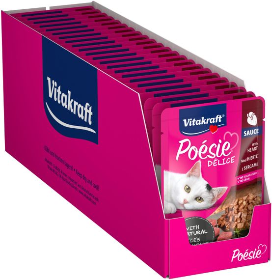 Влажный корм с сердцем для котов Vitakraft Poesie Delice Heart, 85 гр | Зображення 3