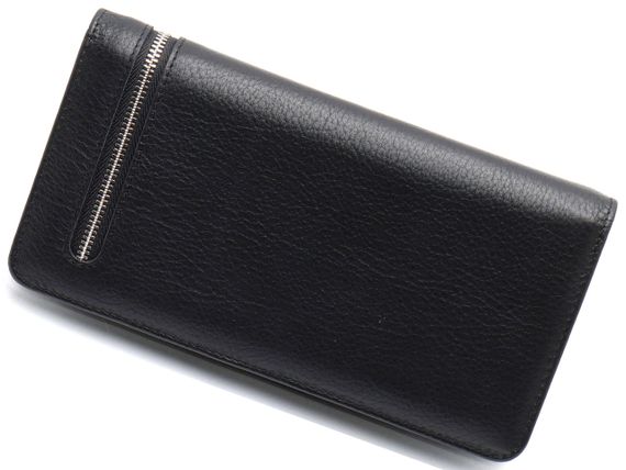 Черный многофункциональный мужской кошелек из натуральной кожи  МС291 | Зображення 2