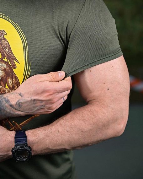 Тактична потоотводяща футболка Козак олива ПП7614 | Зображення 3