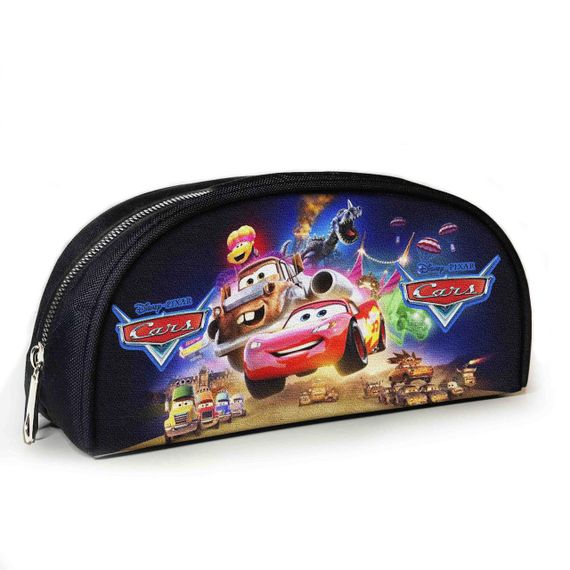 Пенал шкільний з принтом Тачки Блискавка МакКвін 23х10х8 см дитячий для дівчинки, хлопчика (3929)