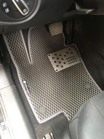 Поліуретанові килимки (2 ряду, EVA, чорні) для Volkswagen Sharan 2010-2024 рр