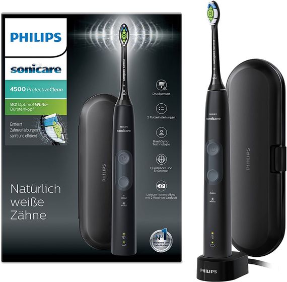 Зубна електрощітка Philips HX6830/53 Protective Clean 2 Black+Case (HX6830/53) | Зображення 4