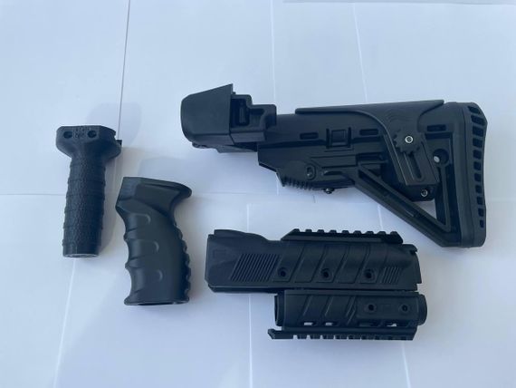 Обвіс на ак-47/ак-74 Поліоксиметилен Приклад на ак-47 Цівка на ак-47 Пістолетна ручка на ак-47 Сет на АК