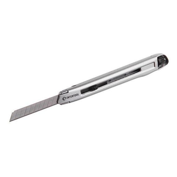 Ніж металевий, посилений 9 мм INTERTOOL HT-05091 | Зображення 1