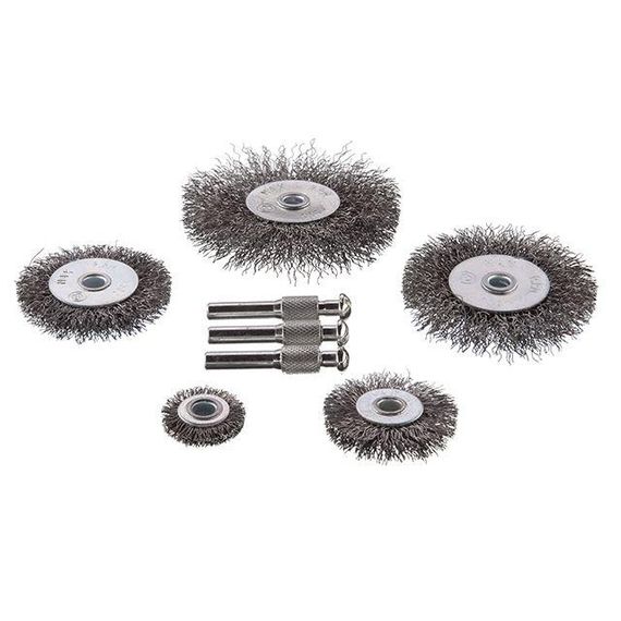 Набір щіток дротяних для дриля 1/4", 5 од. INTERTOOL BT-0500 | Зображення 1