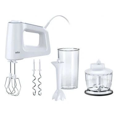 Миксер ручной Braun HM 3135 WHITE 500 Вт белый