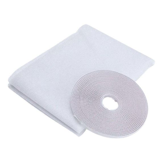 Москітна сітка для вікон (130х150см), на самоклеючій стрічці / Антимоскітна віконна сітка від комарів | Зображення 3