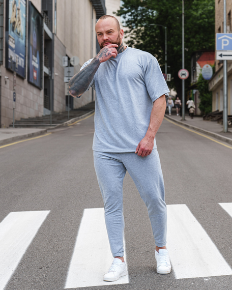 Комплект Марсель оверсайз серый S L | Зображення 8