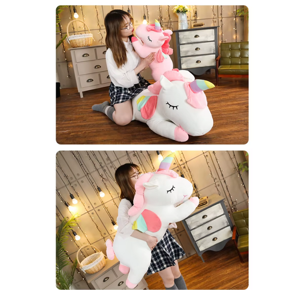 М'який Єдиноріг обіймашка подушка іграшка 101 см, велика інтер'єрна м'яка іграшка | Зображення 2