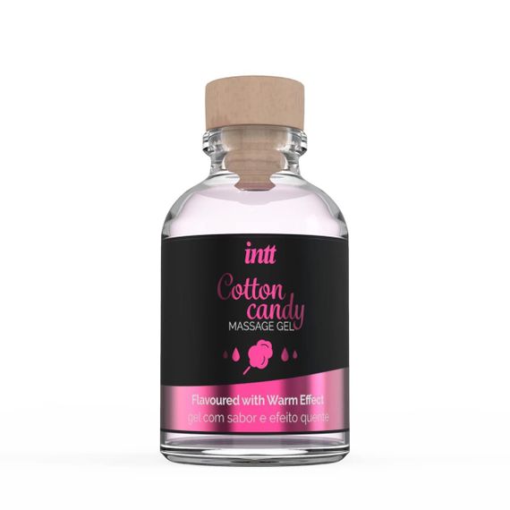 Масажний гель для інтимних зон Intt Cotton Candy (30 мл) розігрівальний Sex Aura | Зображення 1