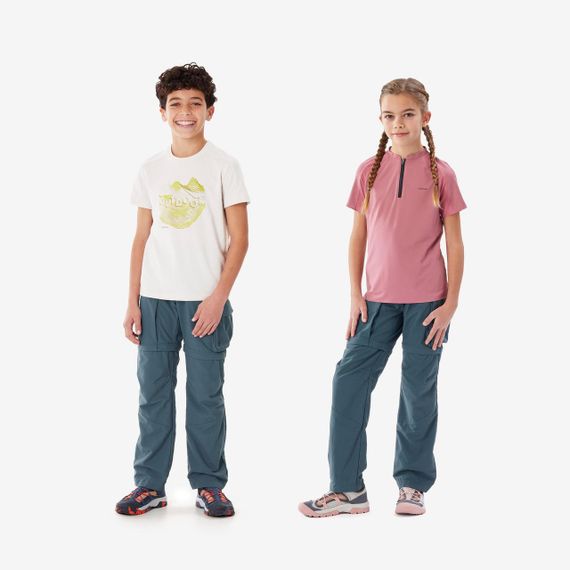 Штани модульні дитячі MH500 для гірського туризму блакитні - 14-15 р161-172 см | Зображення 1