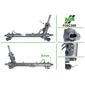 Рулевая рейка с ГУР восстановленная FORD C-MAX 07-, FOCUS C-MAX 03-07, FOCUS II (DA_) 04-, FORD KUGA 08