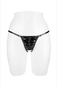 Трусики-стрінги з доступом Fashion Secret ANGELA Black Sex Aura