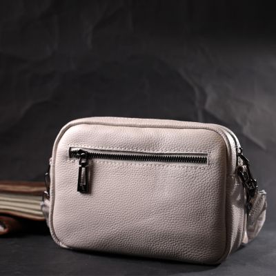 Сумка Vintage Жіноча крос-боді з натуральної шкіри Біла (22295) | Зображення 1