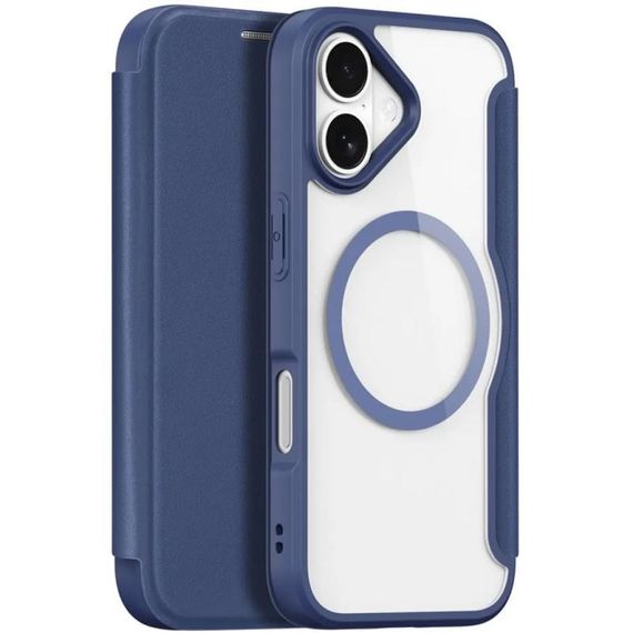 Чохол-книжка Dux Ducis Skin X Pro with MagSafe для Apple iPhone 17 (6.3") Black Blue | Зображення 3