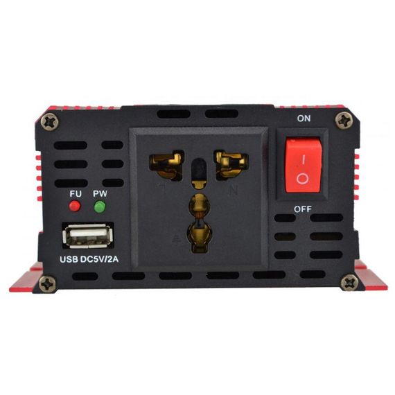 Автомобильный инвертор с дисплеем LCD, 1000W, AC/DC, KC-1000D / Преобразователь напряжения | Зображення 2