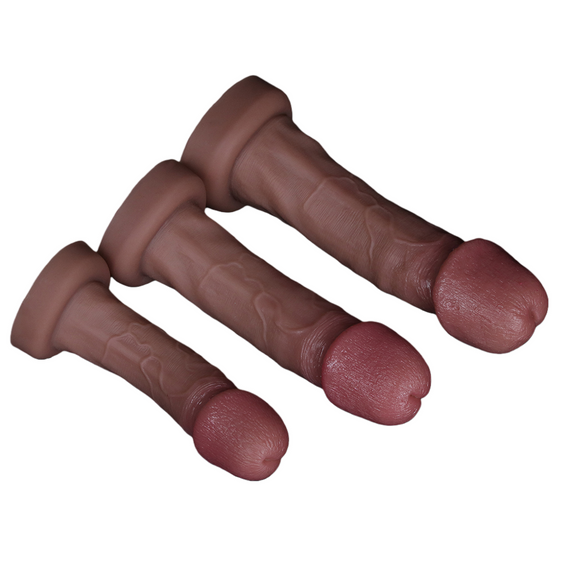 Реалістичний силіконовий дилдо RealTouch Curve L з присоскою 220*59 mm | Зображення 5