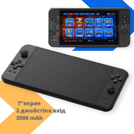 Игровая приставка (Портативная игровая консоль) c 32GB памяти для 3500 игр на процессоре семейства Ipad A9 с экраном 7 дюйма XPRO PSP 70 | Зображення 7