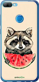 Чохол на Huawei Honor 9i Єнотик з кавуном "4605u-1853-2448"