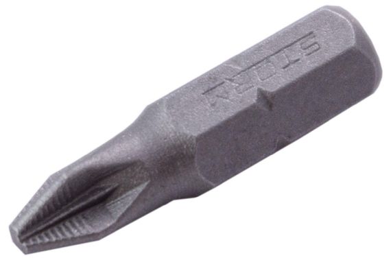 Набор бит Intertool - PH1 x PH2 x PZ1 x PZ2 x 25 мм Storm (5 шт.) (VT-0210) | Зображення 1