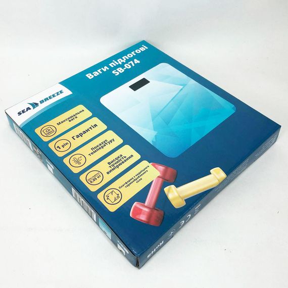 Ваги для зважування людей SeaBreeze, Ваги підлогові для людини для тіла фітнесу SO-83 | Зображення 8