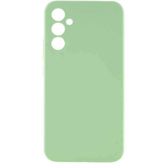 Чохол Silicone Cover Lakshmi Full Camera (AAA) для Samsung Galaxy A34 5G, Мятный