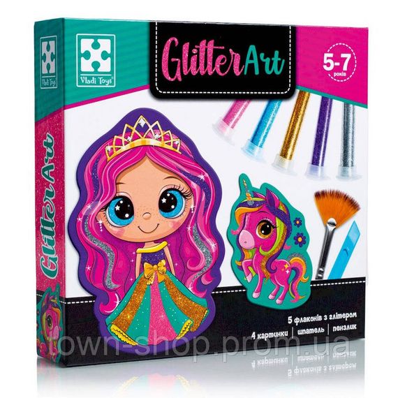 Набор для творчества "Glitter Art Сказочные принцессы" VT4501-10