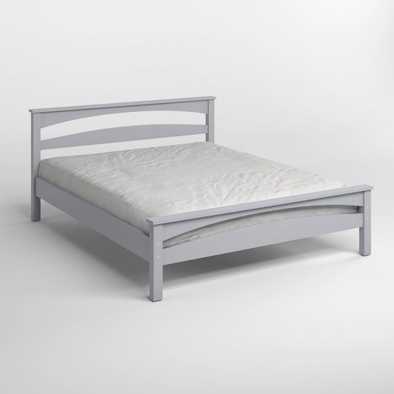 Двоспальне ліжко Mebigrand Чикаго Сіті Світло-сірий (RAL 7040) 160х190 см (MBG-1539) | Зображення 1