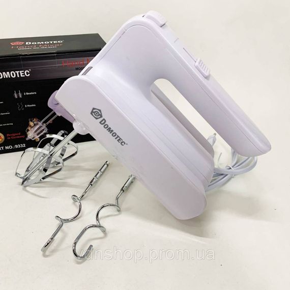 Міксер віночок для дому Domotec R.6653 800 Вт, Побутовий міксер для збивання крему UN-49 | Зображення 1