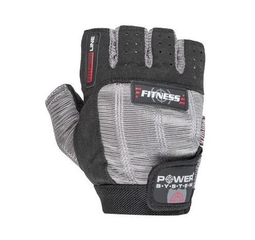 Рукавички для фітнесу Power System PS-2300 Fitness Grey/Black XS | Зображення 1