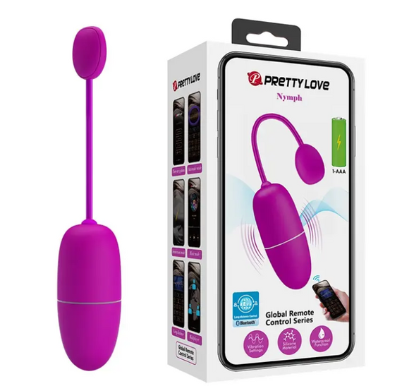 Віброяйце кероване смартфоном Pretty Love — NYMPH 12 режимів вібрації sexstyle